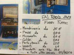 FUORI TUTTO F.A.I. TOOLS grazie alla mappatura del nostro nuovo magazzini automatico 4.0 WELAND